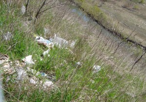 Fenced-off-Garbage-Pile-Close-Up